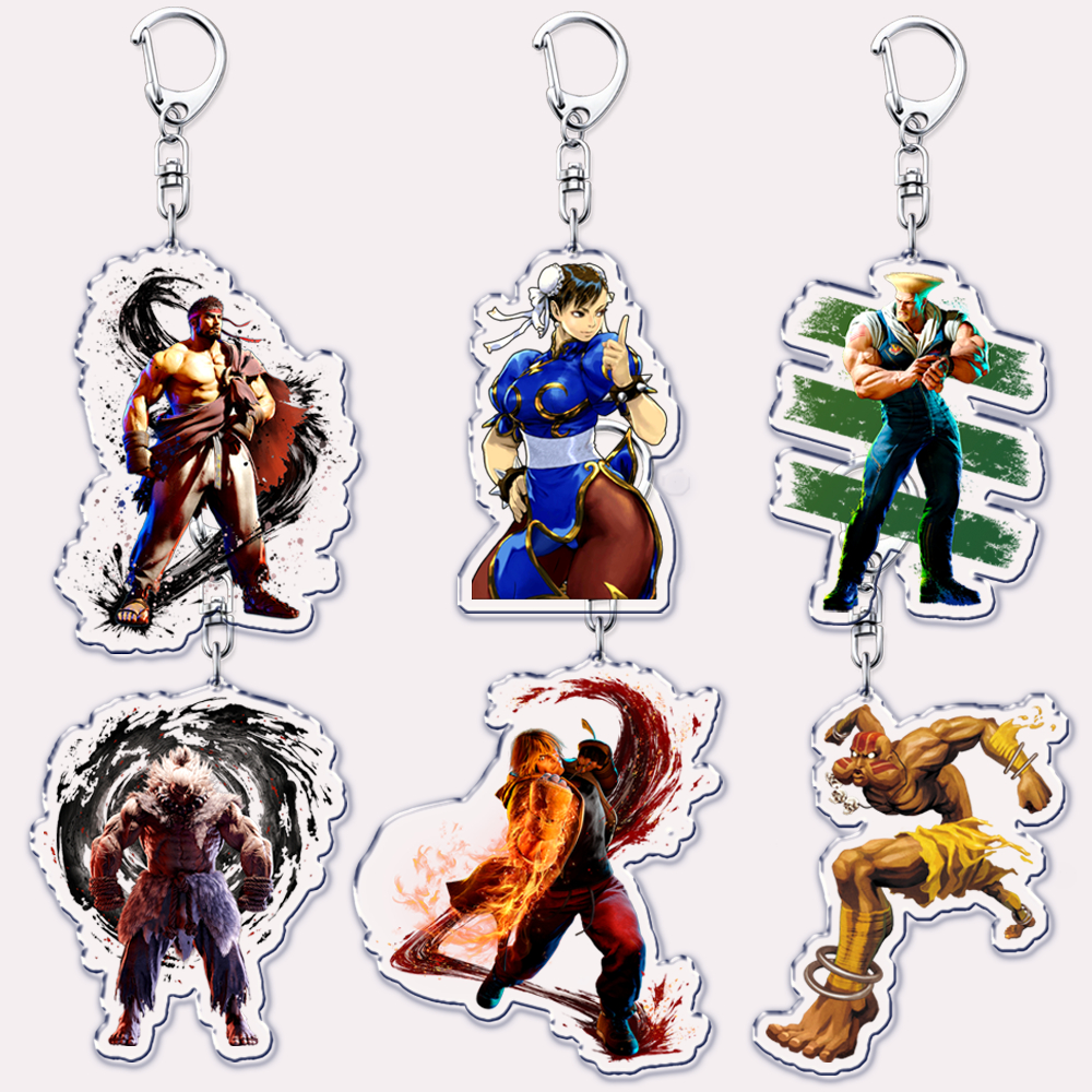 Street Fashion Videos - Popular Video Game Figures Keychains for