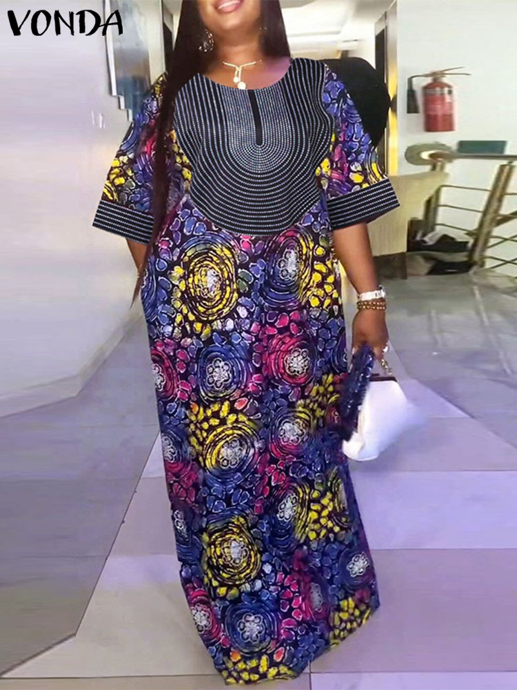 Street Fashion Plus Size - Plus Size Women Long Dress 2024