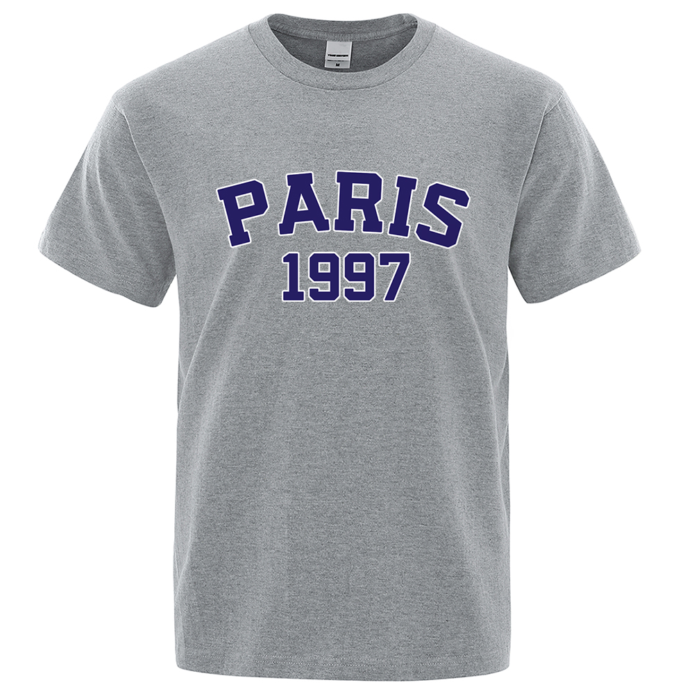Street Fashion Paris - Paris 1997 Street City Letter T-Shirts