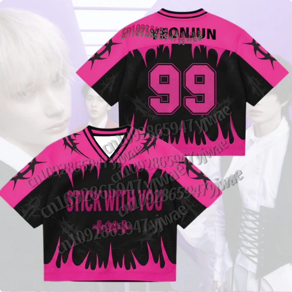 Street Fashion Plus Size - 26 Summer Men's&Women's Album TXT Jersey
