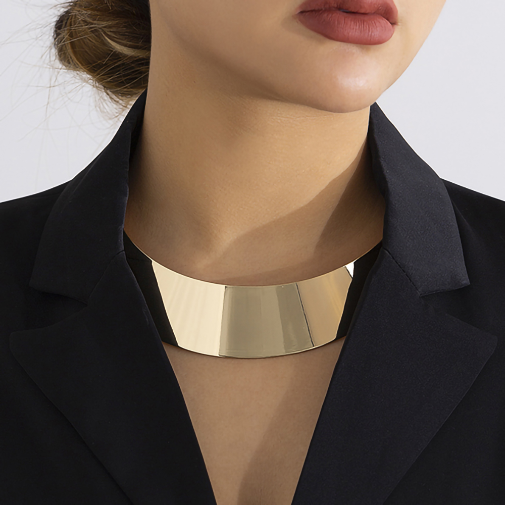 Street Fashion Mood - IngeSight.Z Europe Street Wide Short Necklaces