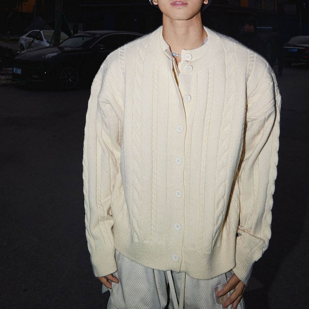 Street Fashion Men 2025 - Autumn New Men's Solid Color Long-Sleeved