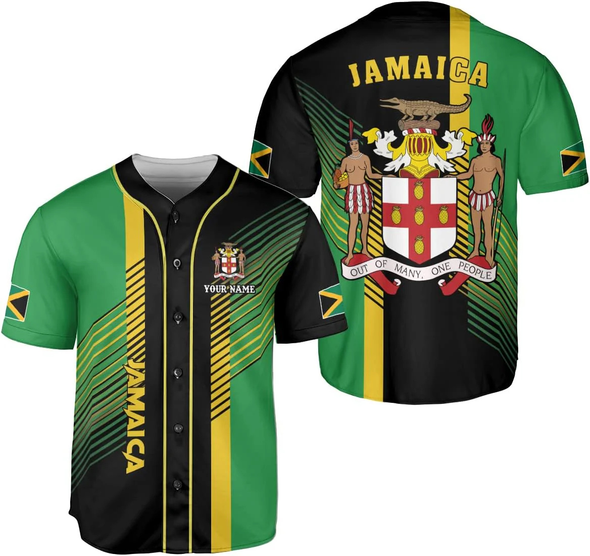 Personalized Name Jamaica Desi – Street Fashion Jersey Bewertung und Preis