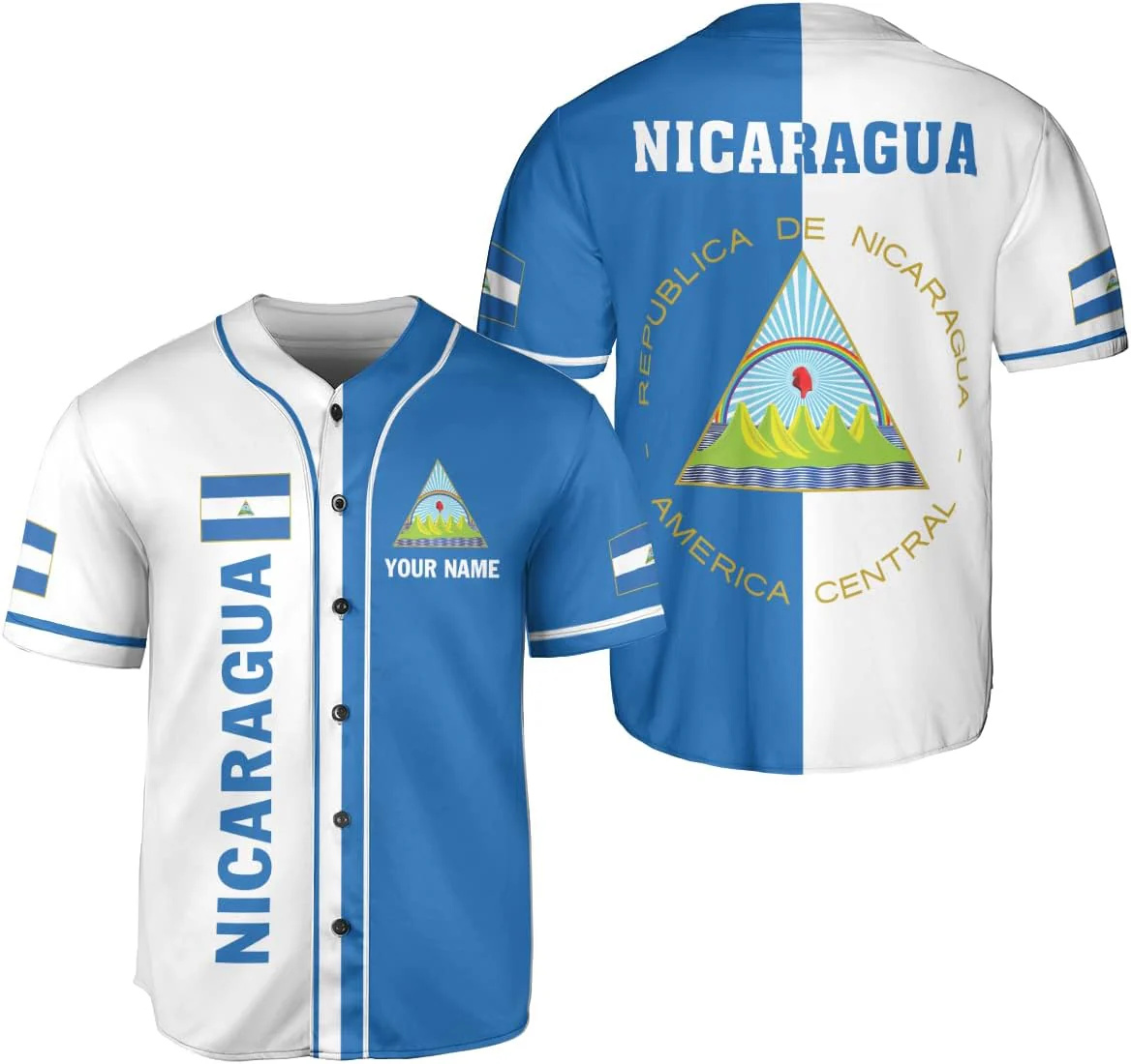 Personalized Name Nicaragua De – Street Fashion Jersey Bewertung und Preis