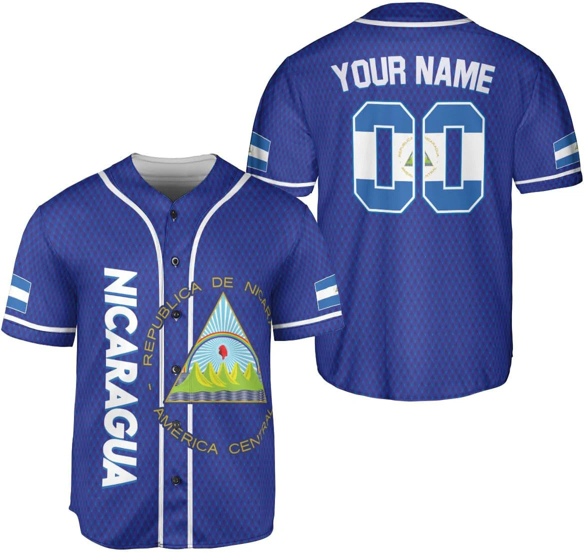 Personalized Name Nicaragua De – Street Fashion Jersey Bewertung und Preis