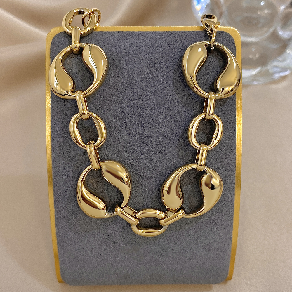 Stainless Steel Chunky Thick C – Street Fashion Mood Bewertung und Preis