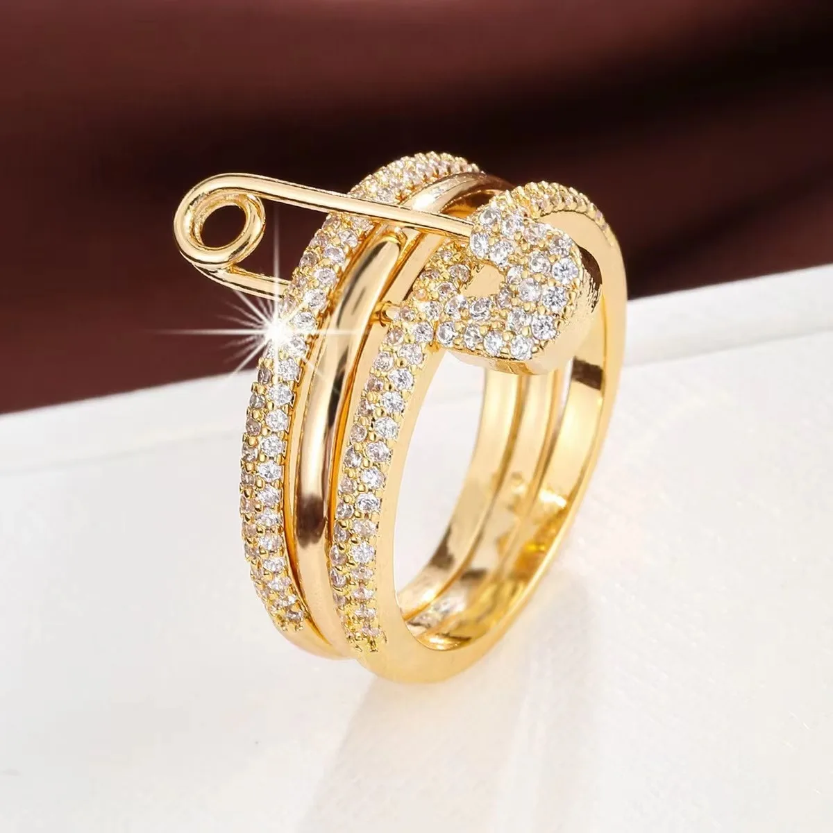 Paperclip zircon style ring st – Street Fashion Mood Bewertung und Preis
