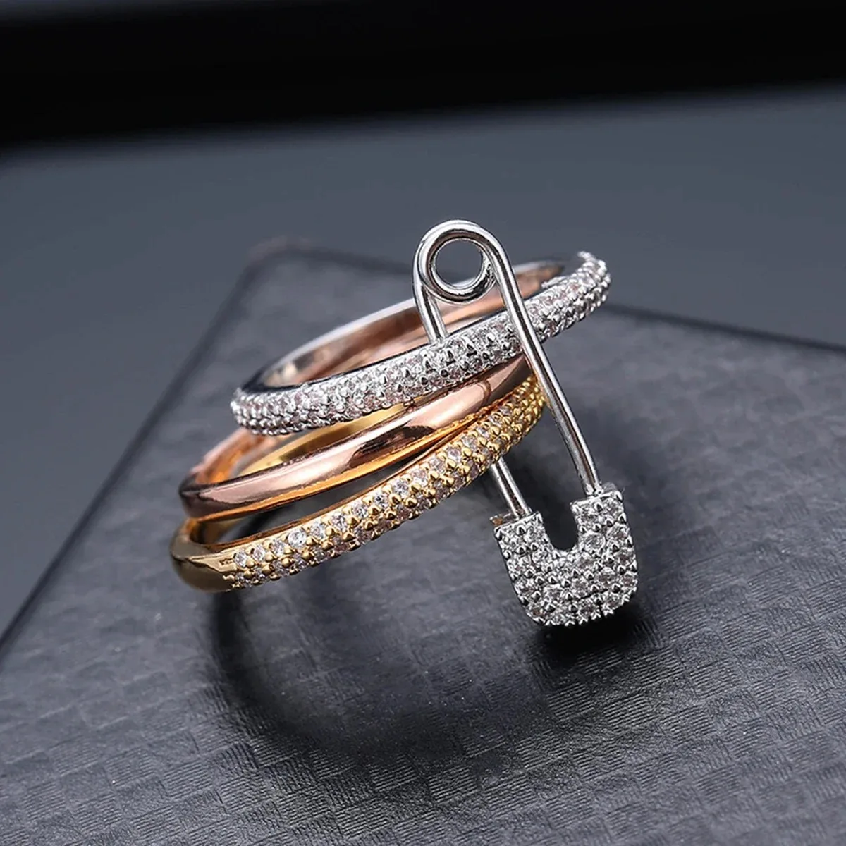 Paperclip zircon style ring st – Street Fashion Mood Bewertung und Preis