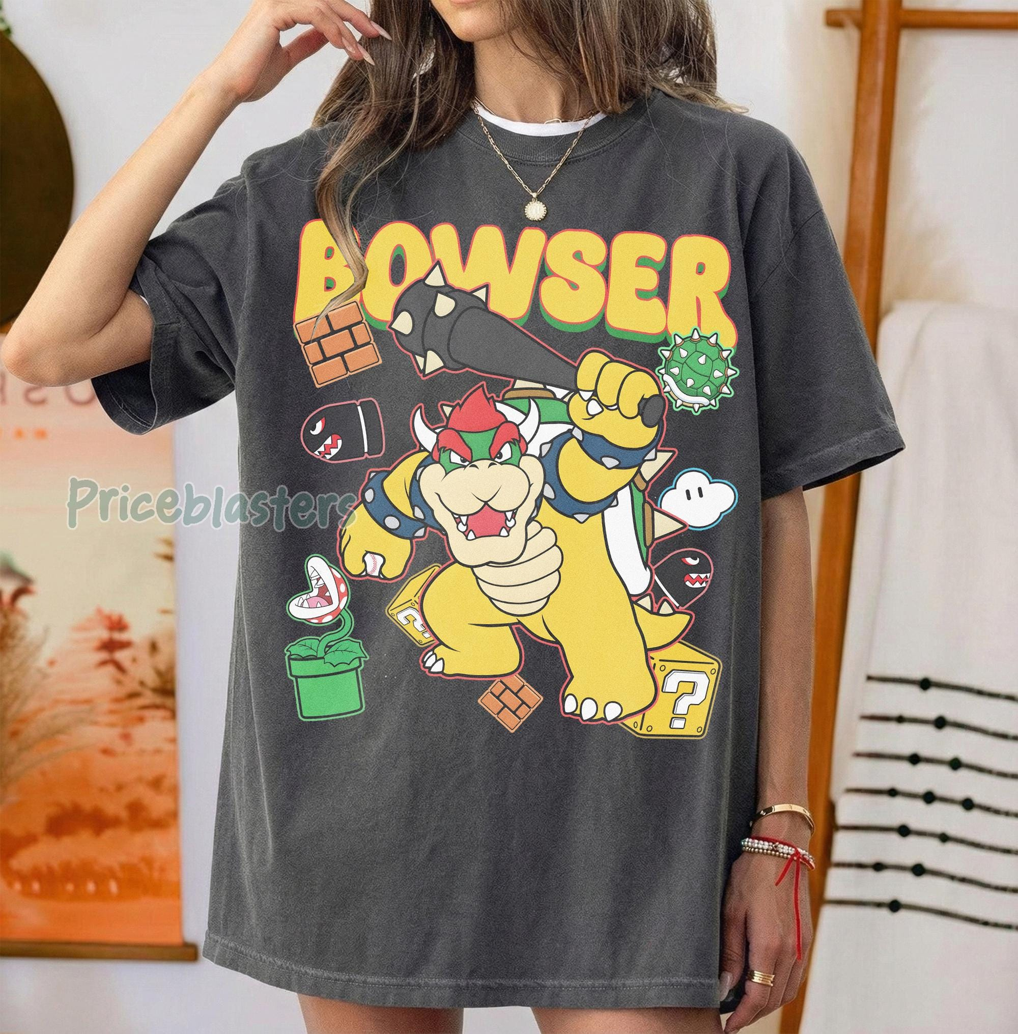 Anime Super Mario Tee Vintage  – Street Fashion Videos Bewertung und Preis