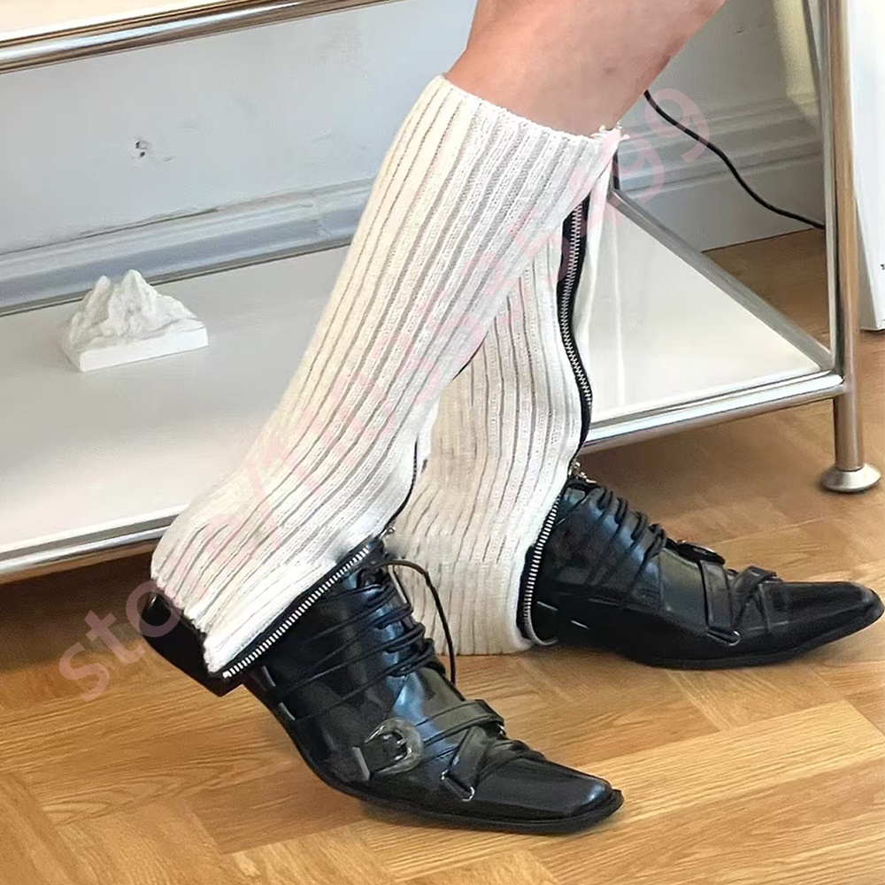 Black Pointed Toe Women's Thic – Street Fashion Men 2025 Bewertung und Preis