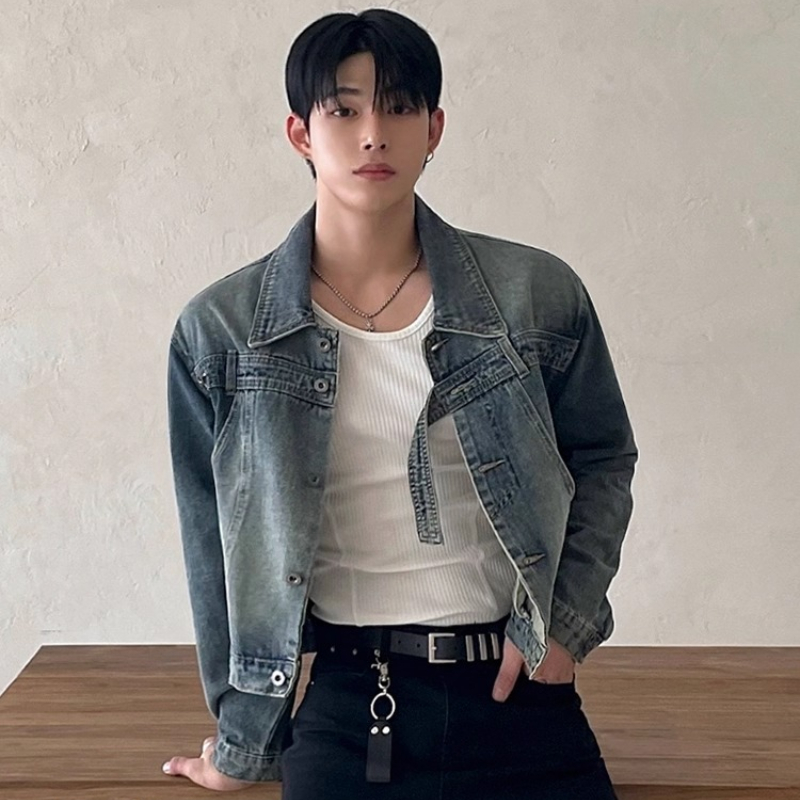 Fashion Retro Denim Jackets Me – Street Fashion Men 2025 Bewertung und Preis