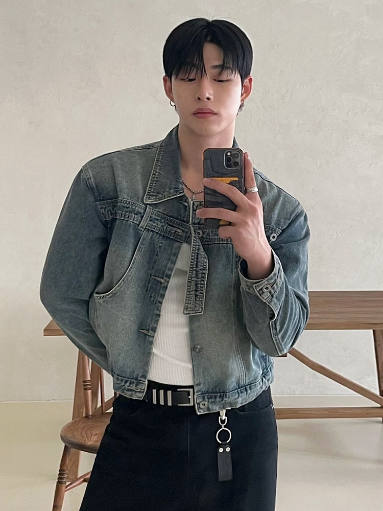 Fashion Retro Denim Jackets Me – Street Fashion Men 2025 Bewertung und Preis