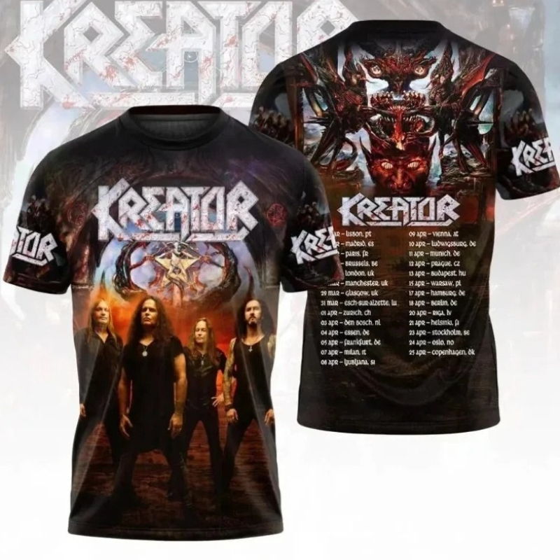 Kreator Germany Tour 3D Printe – Street Fashion Germany Bewertung und Preis