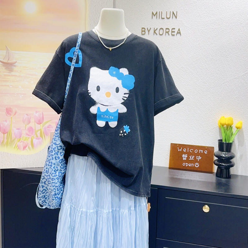Hello Kitty High-Quality New S – Street Summer Fashion Bewertung und Preis
