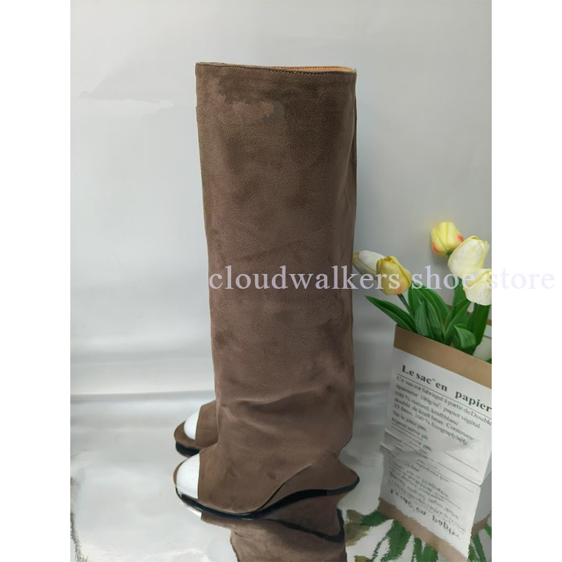 New Peep Toe Suede Strange Hee – Street Fashion Walk Bewertung und Preis