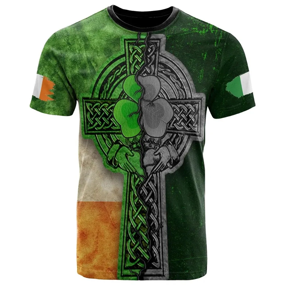 Summer Men's Irish St. Patrick – Street Fashion Plus Size Bewertung und Preis