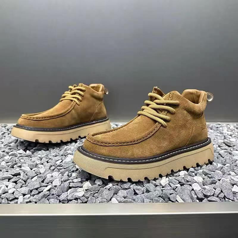 Autum Winter Men Platform Boot – Street Fashion Walk Bewertung und Preis