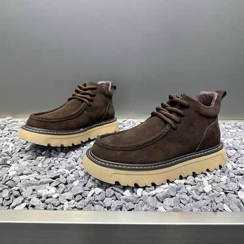Autum Winter Men Platform Boot – Street Fashion Walk Bewertung und Preis
