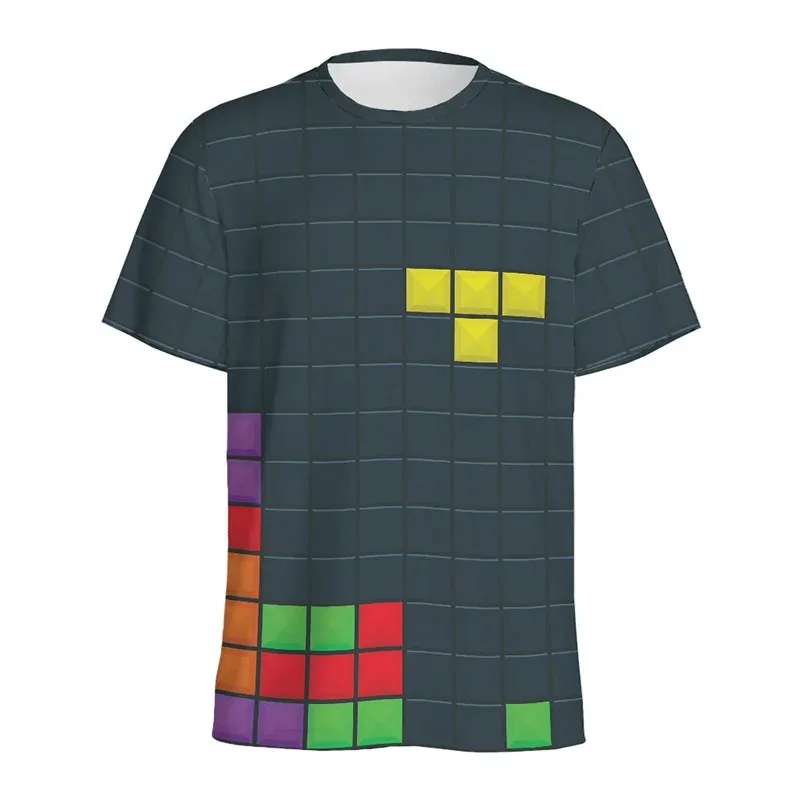 Retro Building Block 3D Printe – Street Fashion Videos Bewertung und Preis