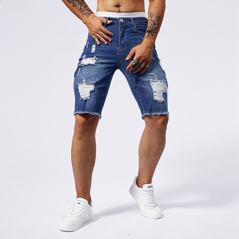 2025 Summer New Men's Ripped D – Street Fashion Men 2025 Bewertung und Preis