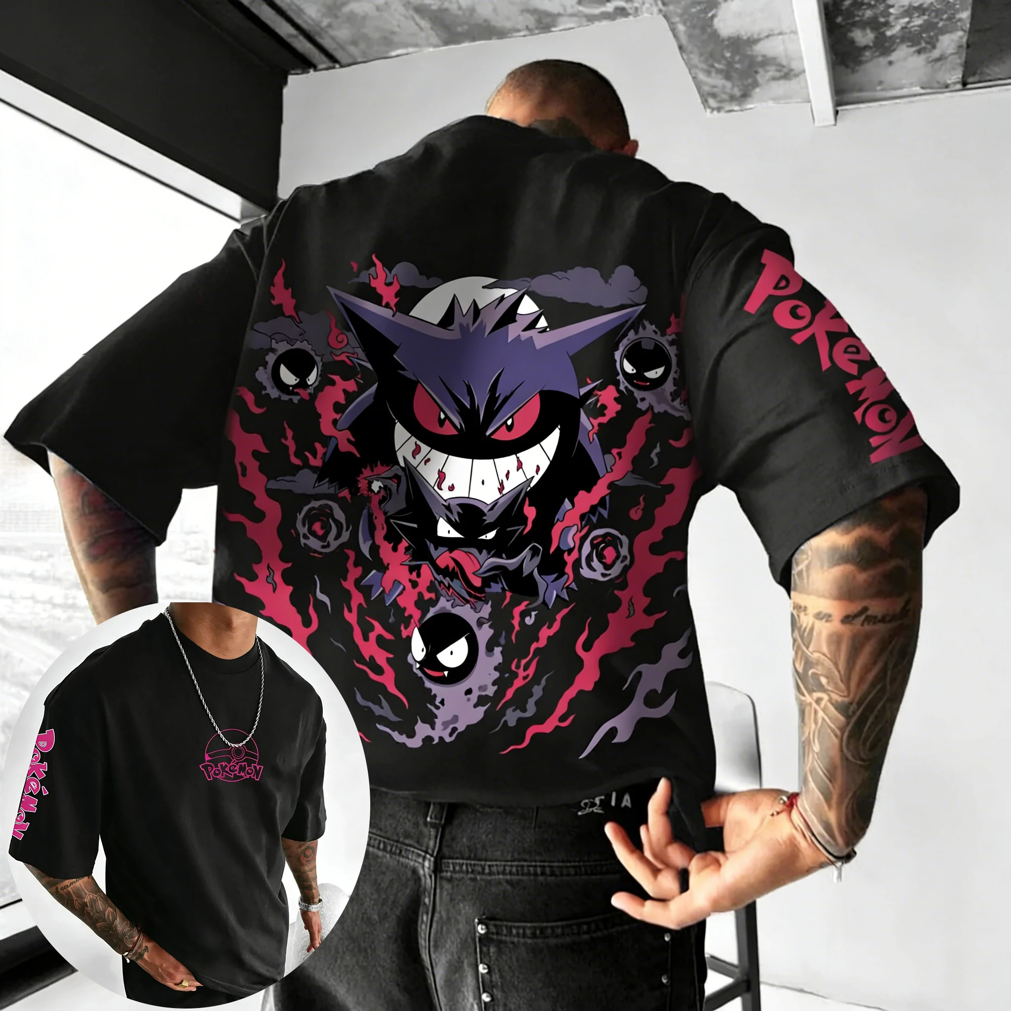 Pokemon  Anime Gengar Co Brand – Street Fashion Japan Brand Bewertung und Preis
