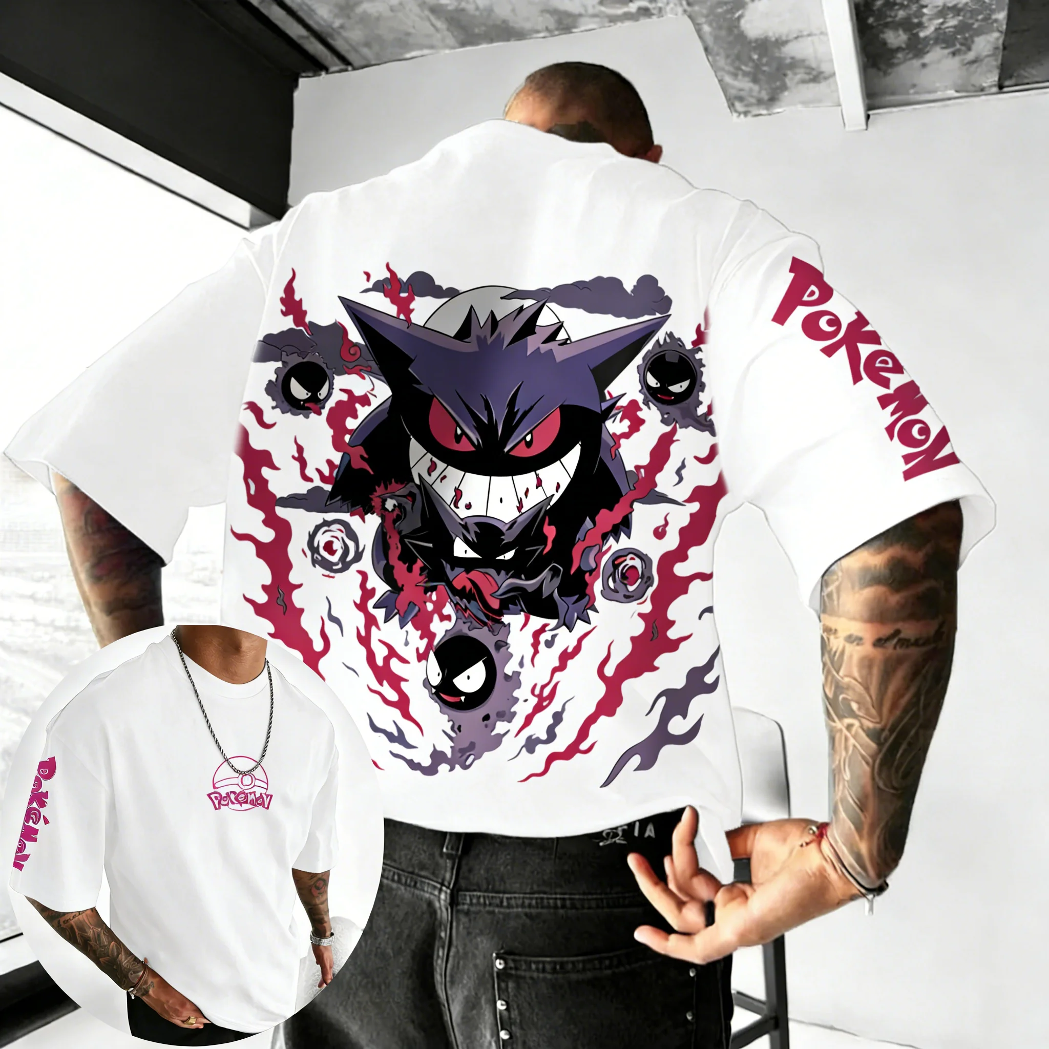 Pokemon  Anime Gengar Co Brand – Street Fashion Japan Brand Bewertung und Preis