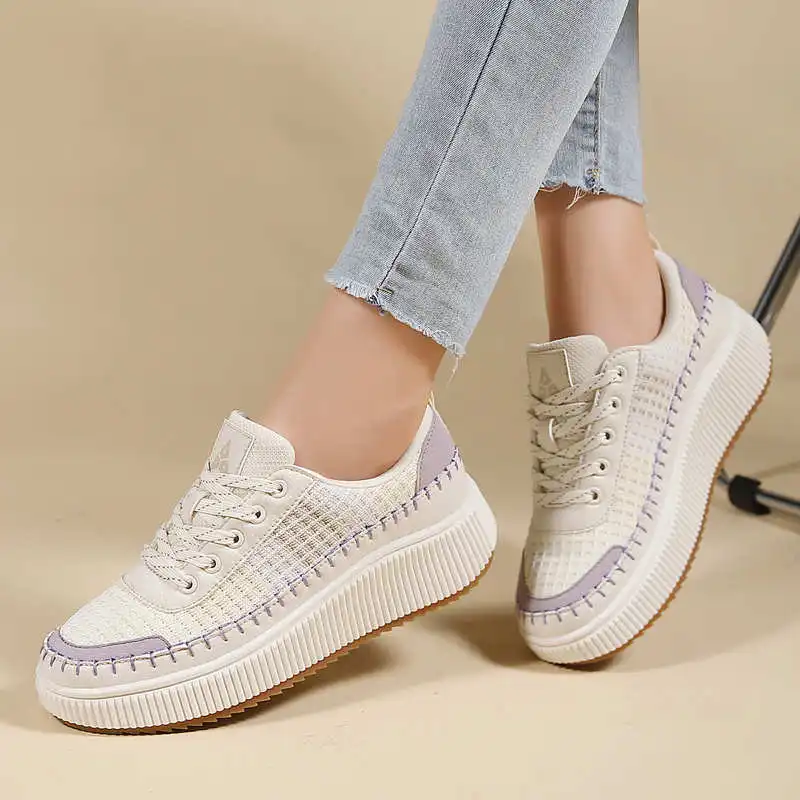 Brown Shoes Woman Flats Autumn – Guangzhou Street Fashion Bewertung und Preis