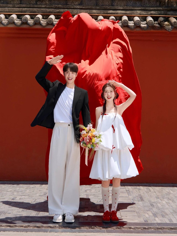 Morning Robe Wedding Dress Pho – Street Fashion Photography Bewertung und Preis