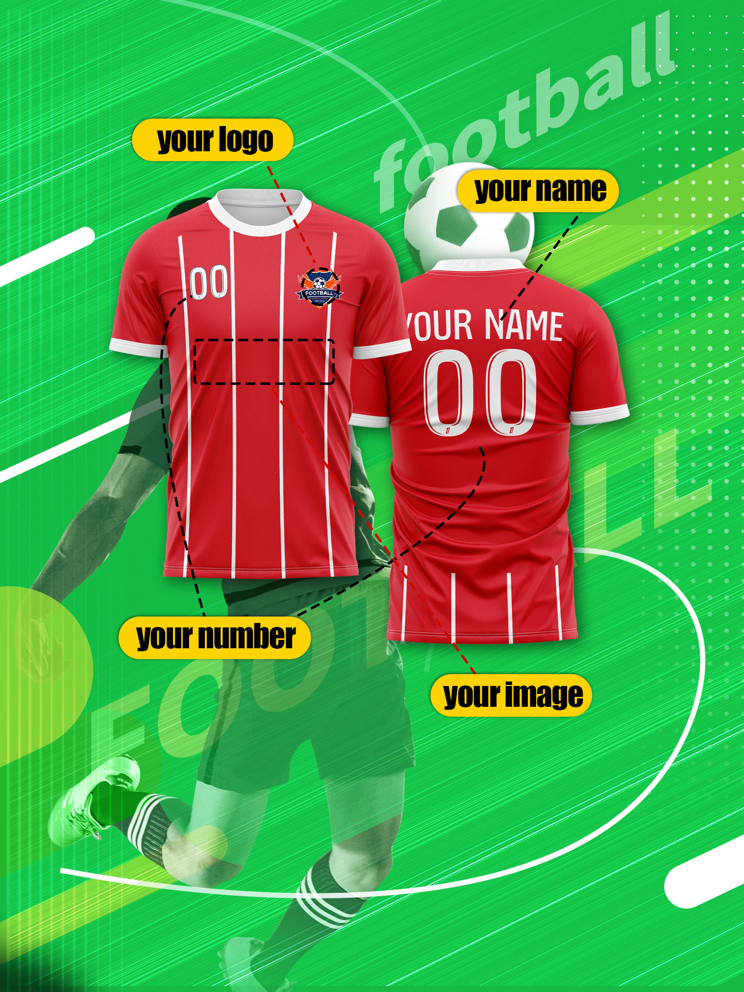 Custom Photo Name Number Socce – Street Fashion Jersey Bewertung und Preis