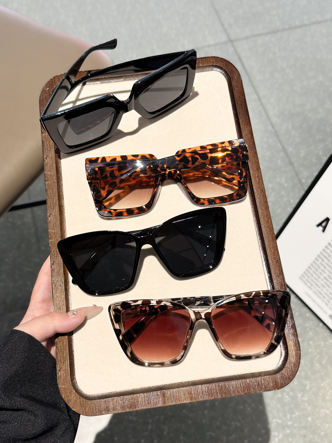 4Pcs Large-Frame Retro-Style F – Street Fashion Photography Bewertung und Preis