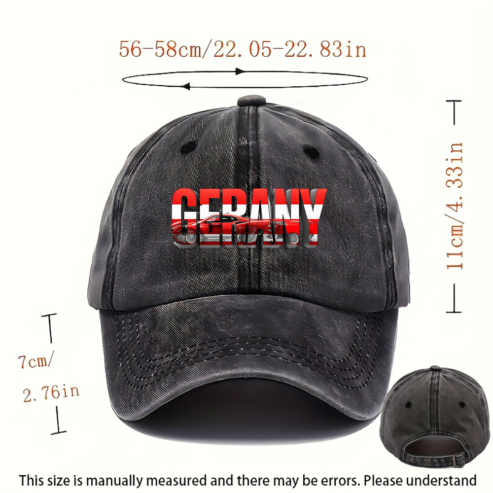 1pc Germany Style Washed Hat,  – Street Fashion Germany Bewertung und Preis