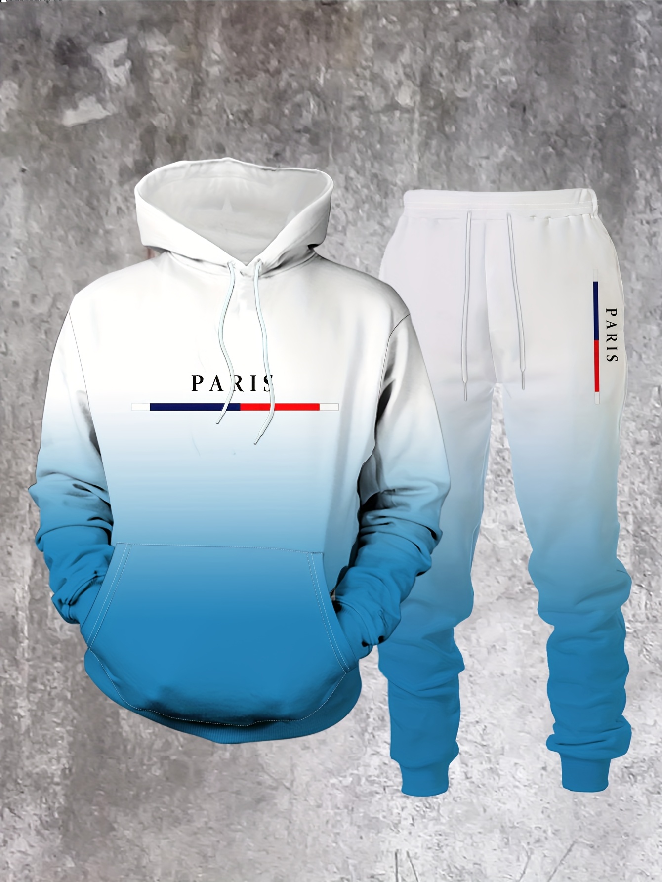 Gradient Color Paris Tracksuit – Street Fashion Paris Bewertung und Preis