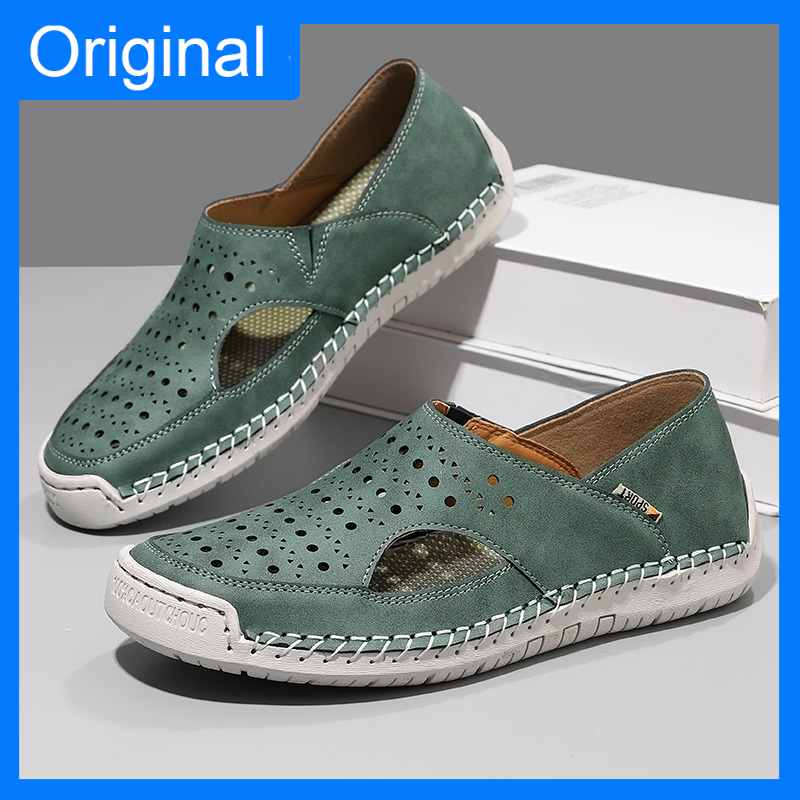 Unisex Sandals Hand Sewn Leath – Street Fashion Walk Bewertung und Preis