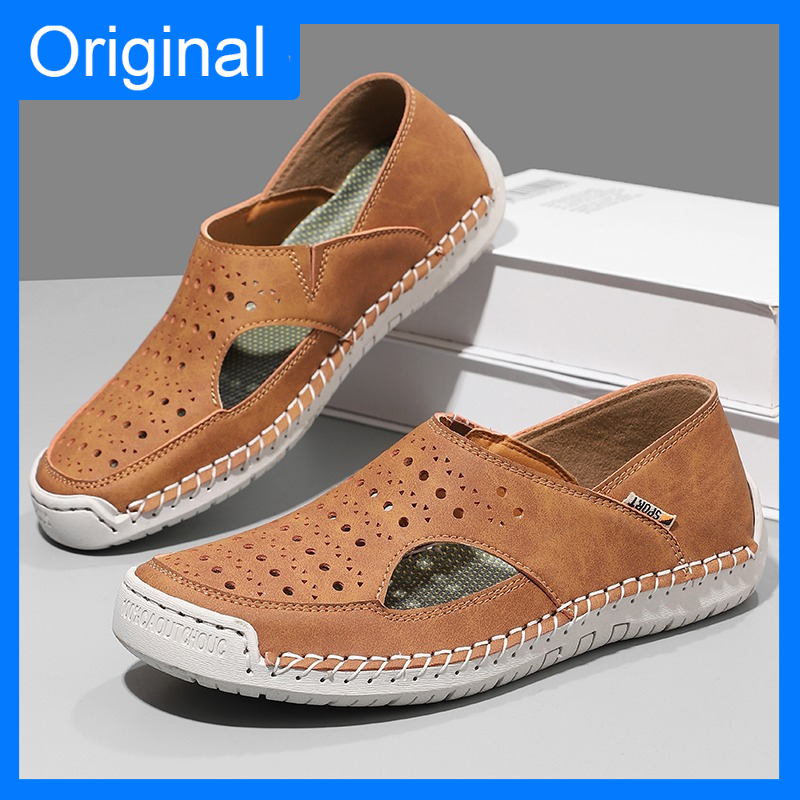 Unisex Sandals Hand Sewn Leath – Street Fashion Walk Bewertung und Preis