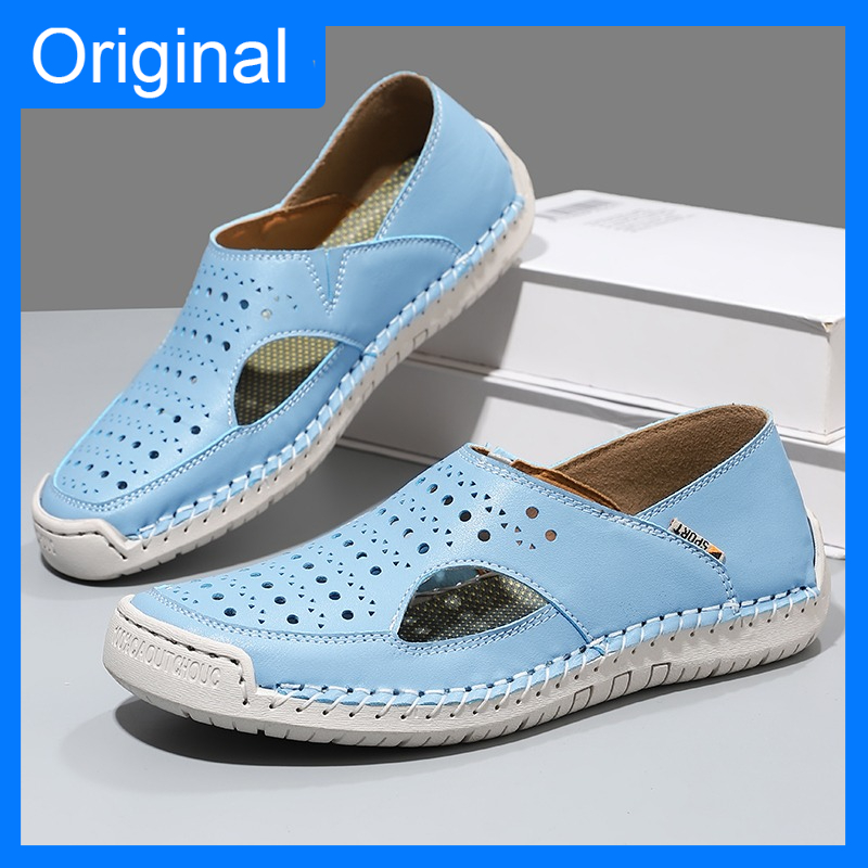 Unisex Sandals Hand Sewn Leath – Street Fashion Walk Bewertung und Preis