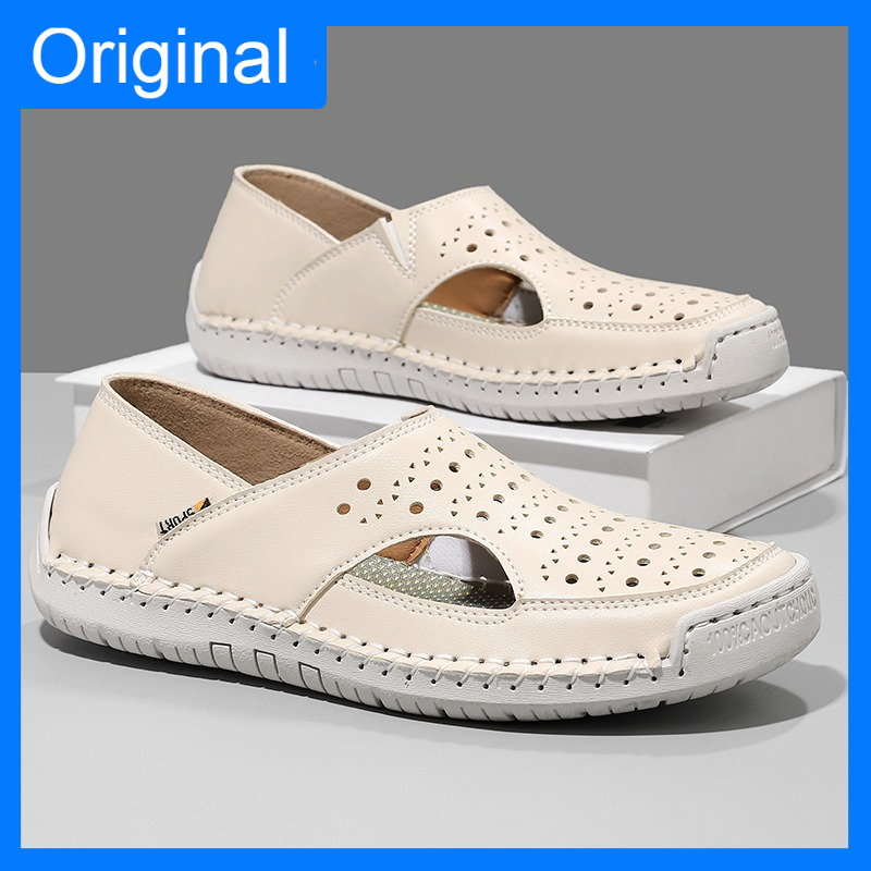 Unisex Sandals Hand Sewn Leath – Street Fashion Walk Bewertung und Preis