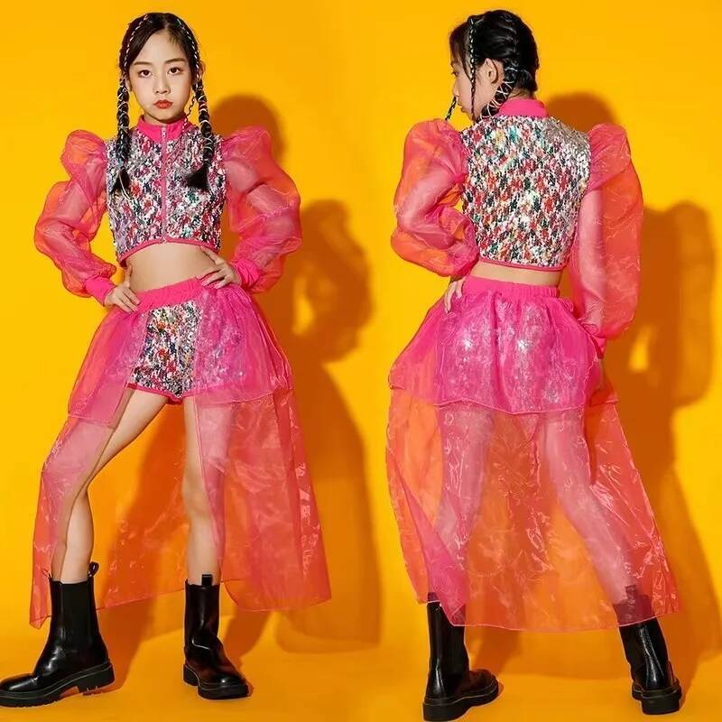 Jazz Costume Sequins Dance Gir – Street Fashion Online Bewertung und Preis
