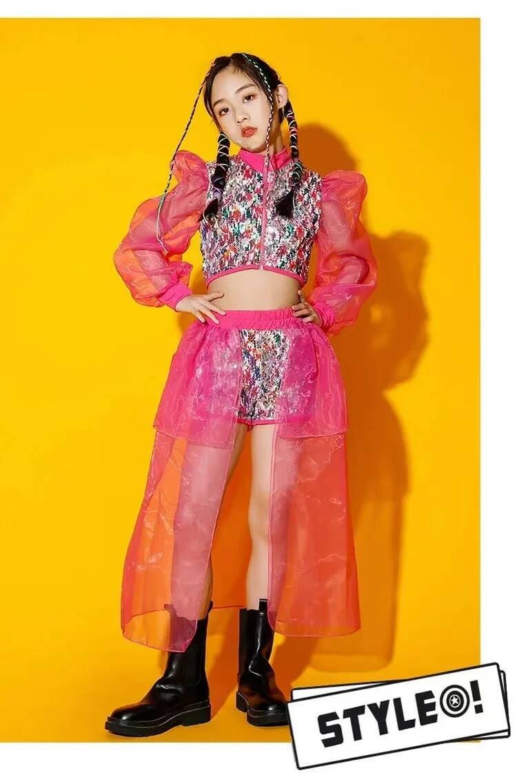 Jazz Costume Sequins Dance Gir – Street Fashion Online Bewertung und Preis