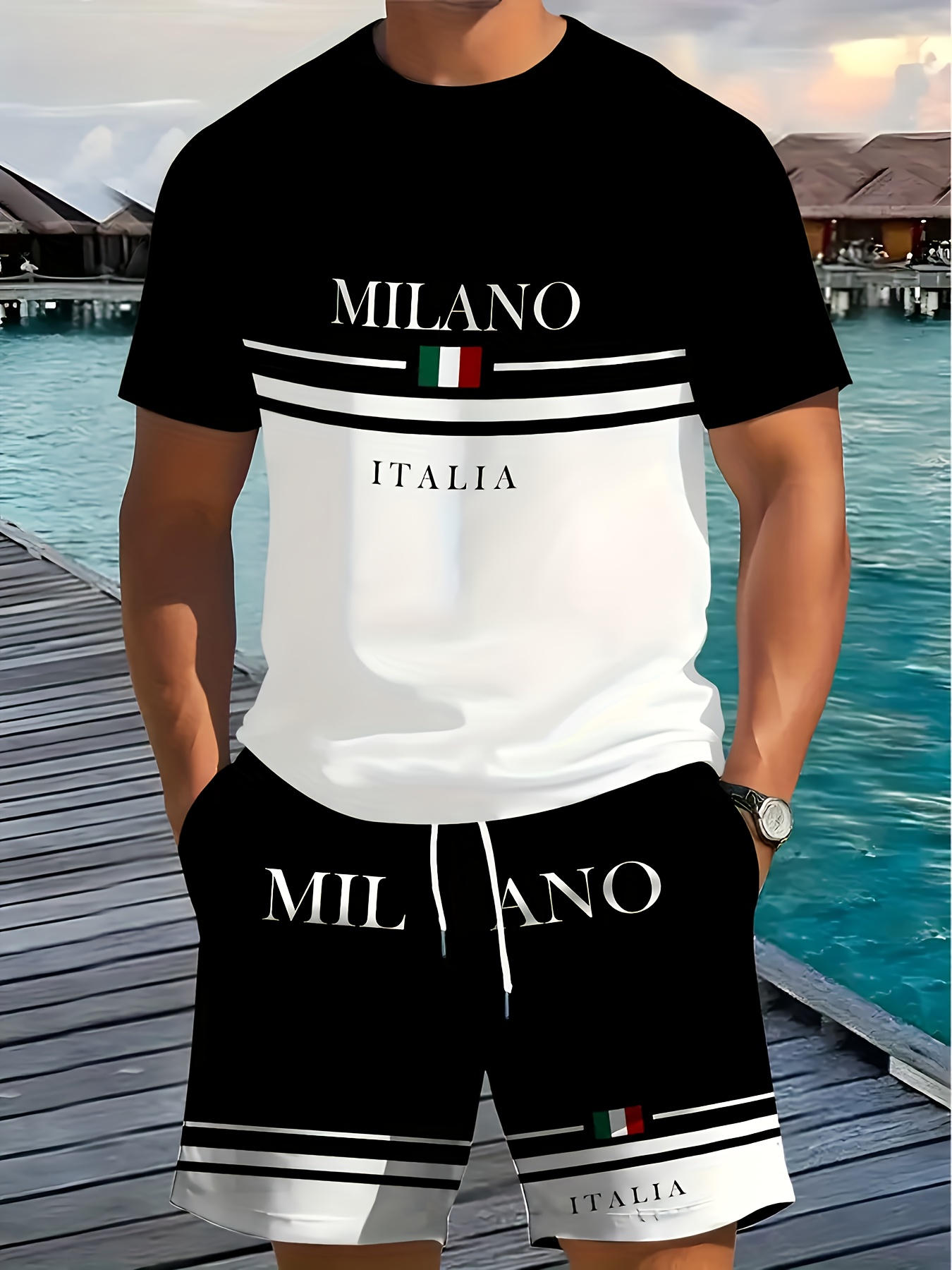 2026 Summer New Men's Short-Sl – Street Summer Fashion Bewertung und Preis