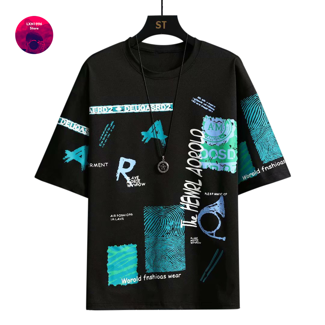 Men Harajuku Graphic Black Sum – Street Fashion Japan Brand Bewertung und Preis