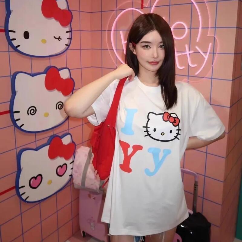 Short-Sleeved Sanrio Summer Pu – Street Summer Fashion Bewertung und Preis