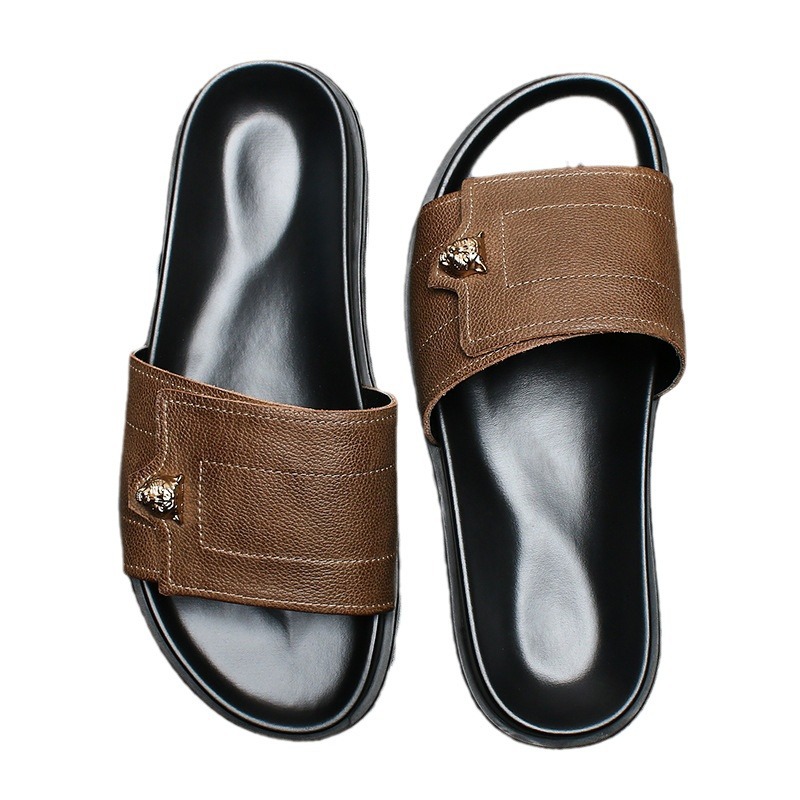 2025 New Genuine Leather Slipp – Street Fashion Men 2025 Bewertung und Preis