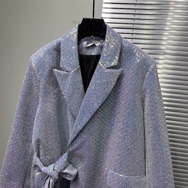 Trendy Personality Sequin Blaz – Street Fashion Men 2025 Bewertung und Preis