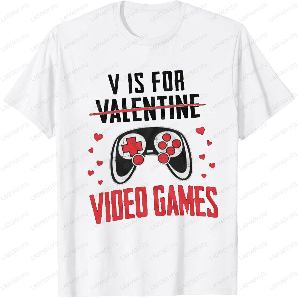 Funny Valentine's Day Printed  – Street Fashion Videos Bewertung und Preis