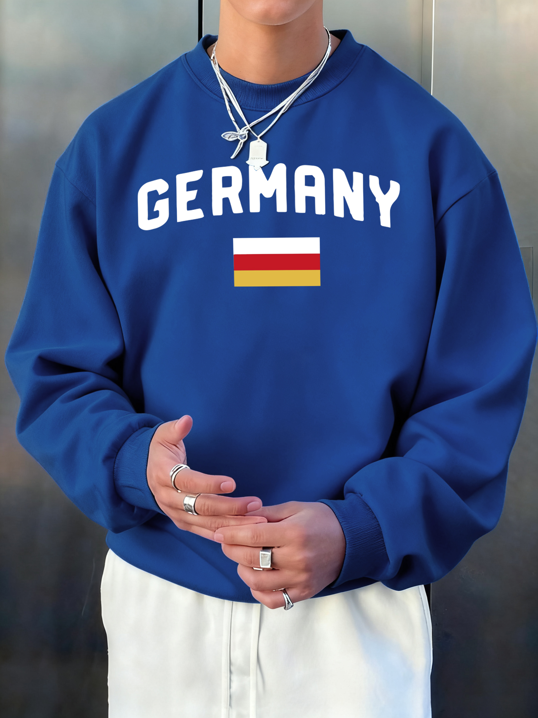 Germany Letter And Flag Printe – Street Fashion Germany Bewertung und Preis