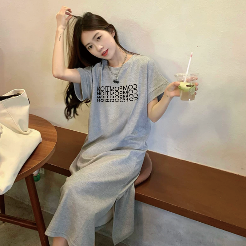 Women's Oversized Slit T-shirt – Street Fashion Plus Size Bewertung und Preis