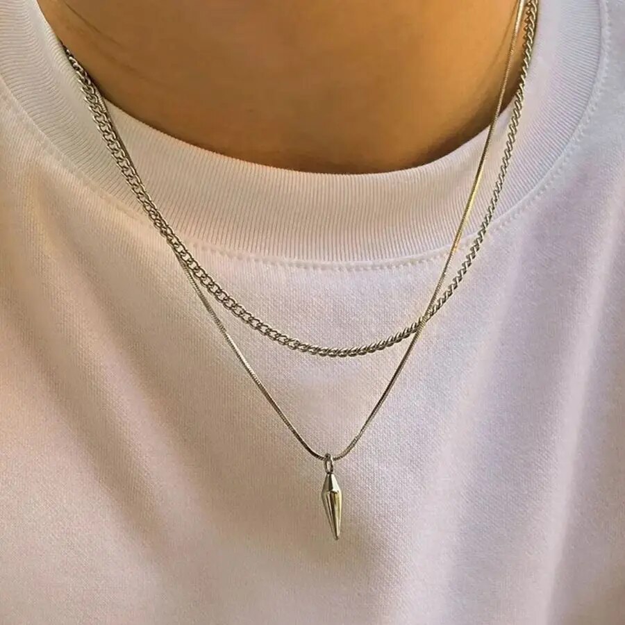 2Pcs/Set Trend Rivet Pendant N – Street Fashion Mood Bewertung und Preis