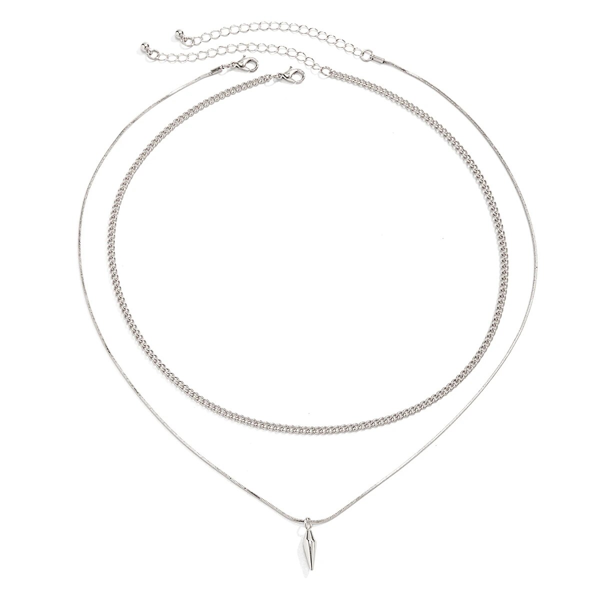 2Pcs/Set Trend Rivet Pendant N – Street Fashion Mood Bewertung und Preis