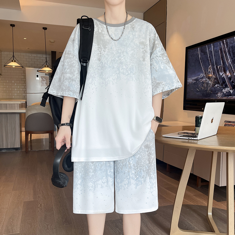 【Top 5-Point Pants】Men's T-Shi – Street Summer Fashion Bewertung und Preis