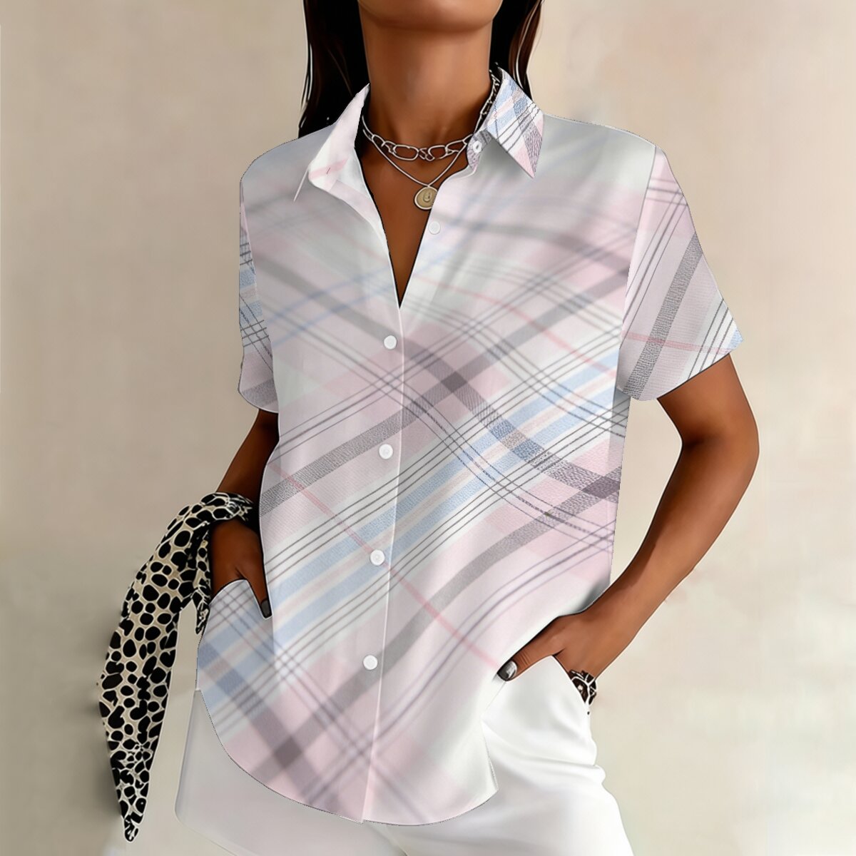 Fashion plus-size women's shor – Street Fashion Plus Size Bewertung und Preis